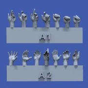 Assorted hands set No.1, 1/35 - Royal Model RM839