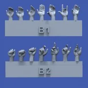 Assorted hands set No.2, 1/35 - Royal Model RM840
