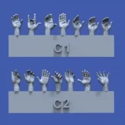 Assorted hands set No.3, 1/35 - Royal Model RM841