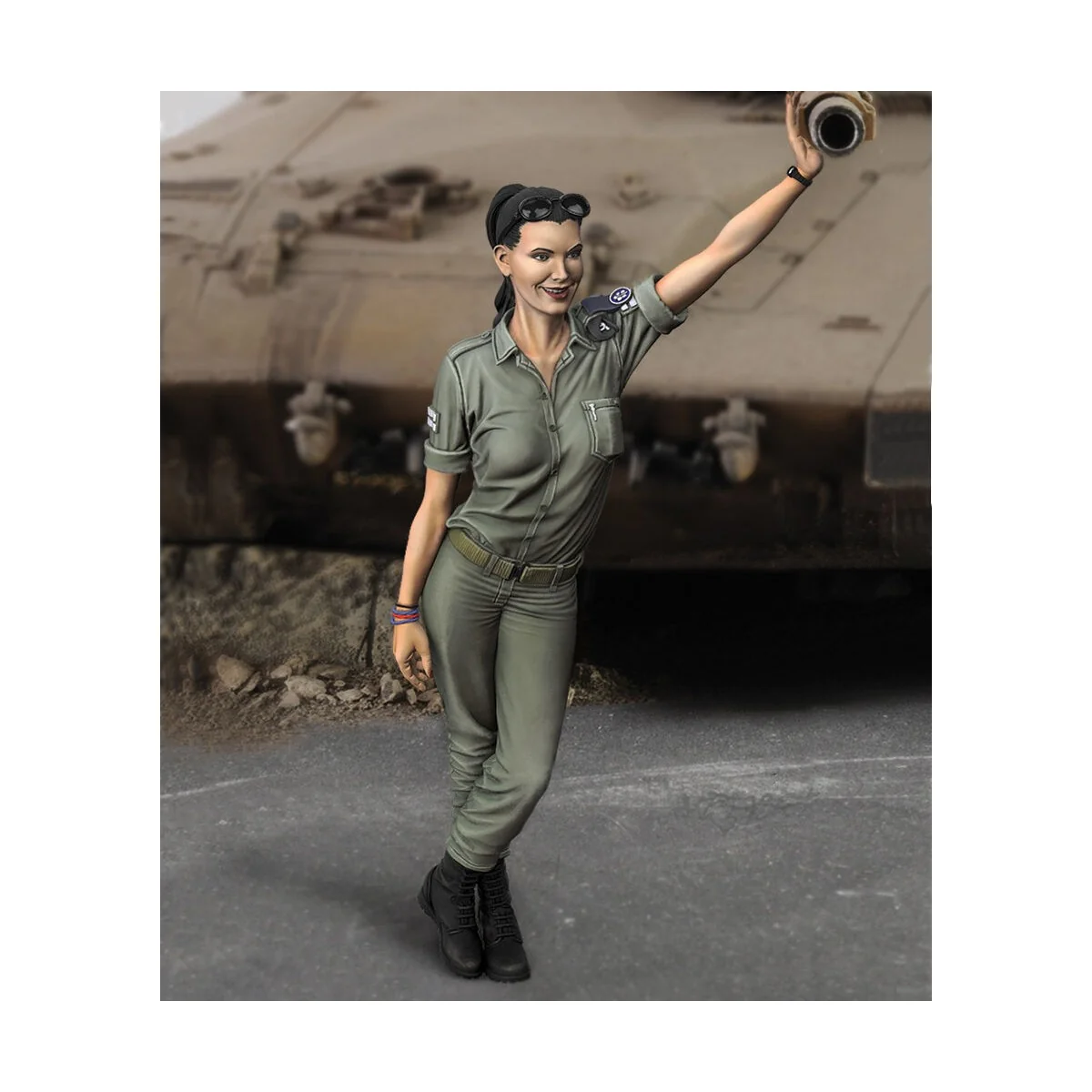 IDF woman soldier - Royal Model RM848
