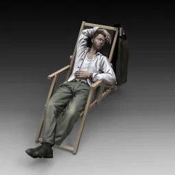 German soldier who sleeps-WWII, 1/35 - Royal Model RM852