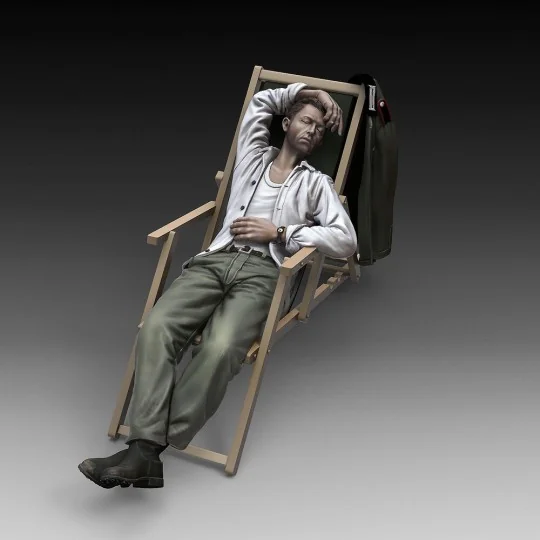 German soldier who sleeps-WWII, 1/35 - Royal Model RM852