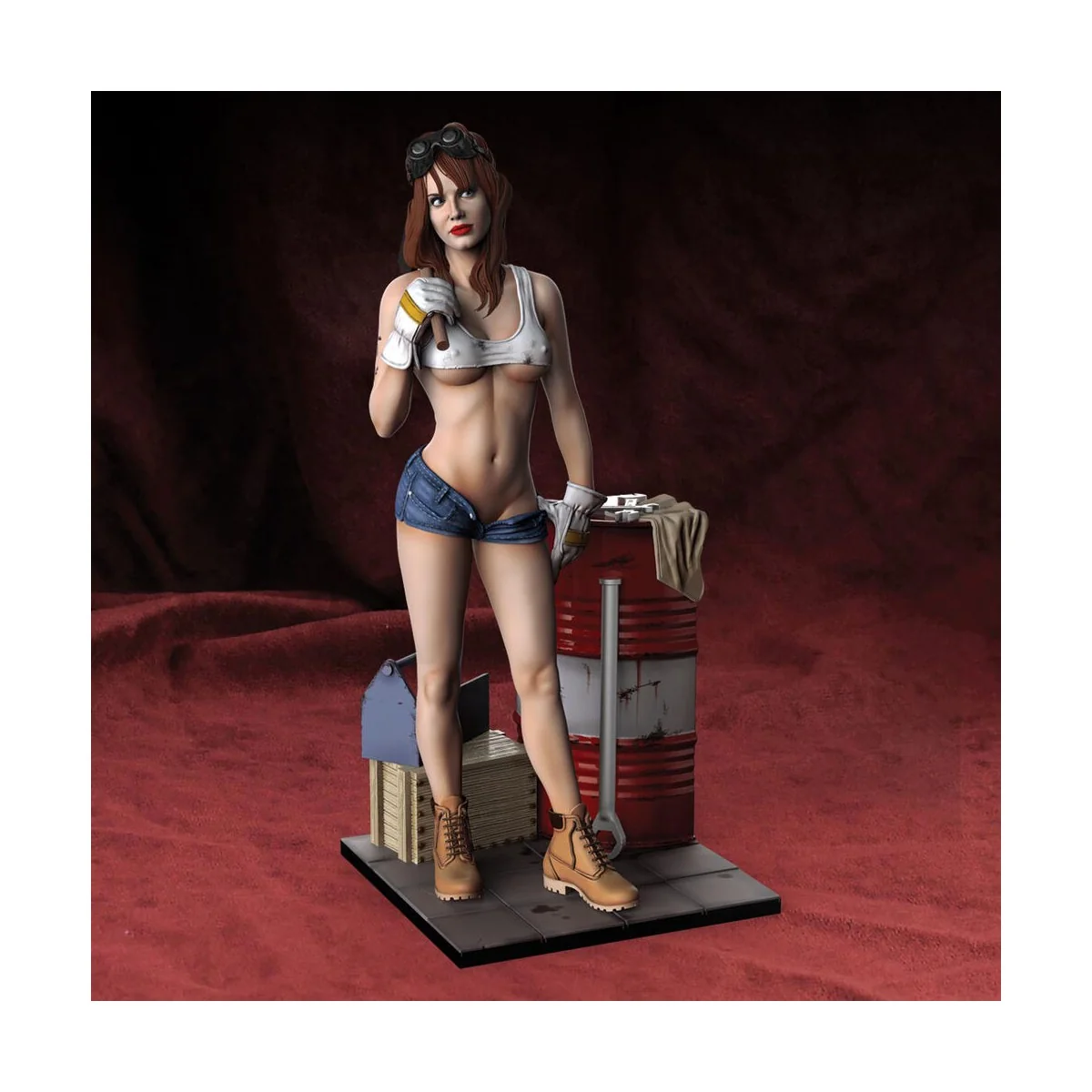 Garage girl, 1/35 - Royal Model RM856