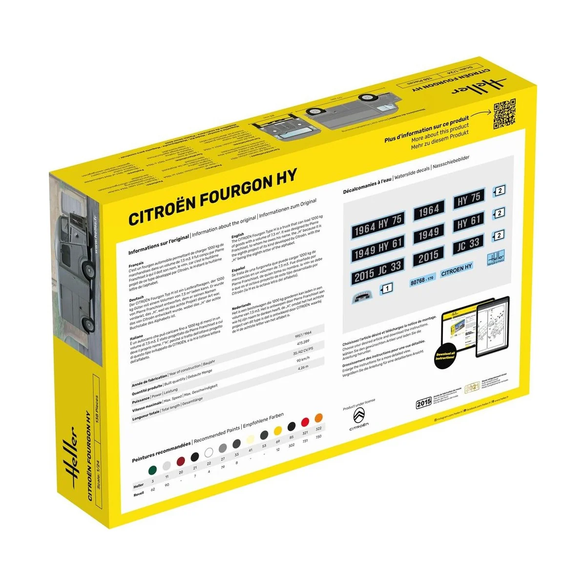 STARTER KIT Citroen Fourgon HY - Heller 56768