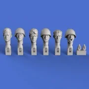Italian heads WWII (No.2), 1/35 - Royal Model RM864