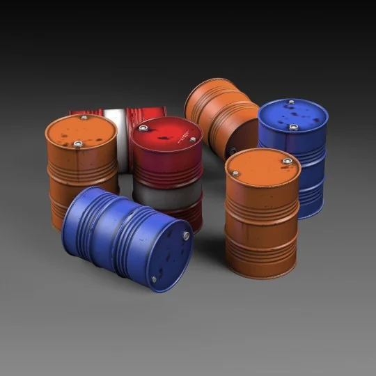 Modern oil drums, 1/35 - Royal Model RM866 Modern oil drums, 1/35 - Royal Model RM866