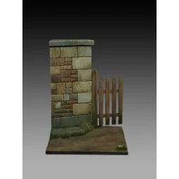 Base with wall and gate (cm 5x5) - Royal Model RM867