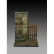 Base with wall and gate (cm 5x5) - Royal Model RM867