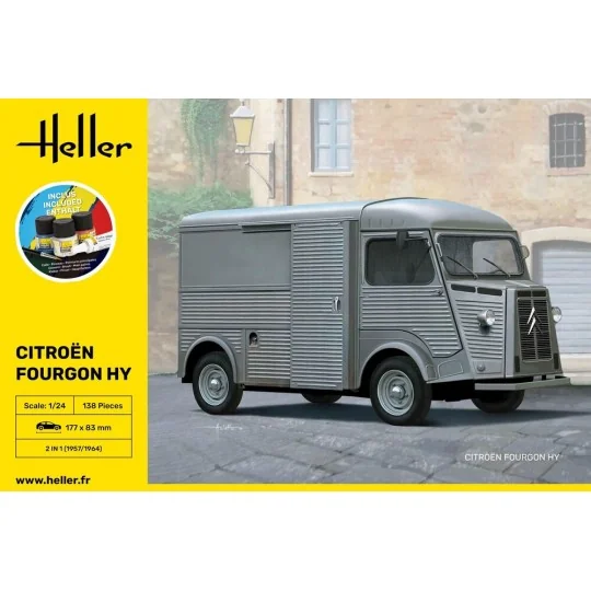 STARTER KIT Citroen Fourgon HY, 1/24 - Heller 56768 STARTER KIT Citroen Fourgon HY, 1/24 - Heller 56768