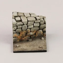 Base with stone wall (cm 3, 5x3, 5), 1/32 - Royal Model RM870