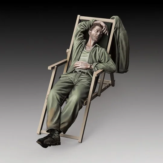 U.S. soldier who sleeps - WWII, 1/35 - Royal Model RM871
