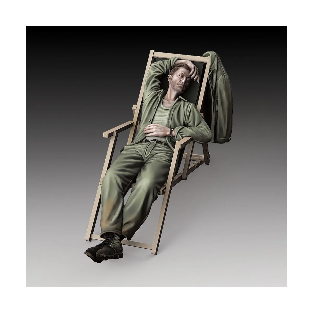 U.S. soldier who sleeps - WWII, 1/35 - Royal Model RM871
