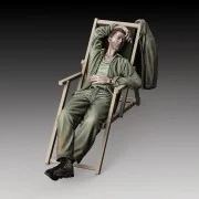 U.S. soldier who sleeps - WWII, 1/35 - Royal Model RM871