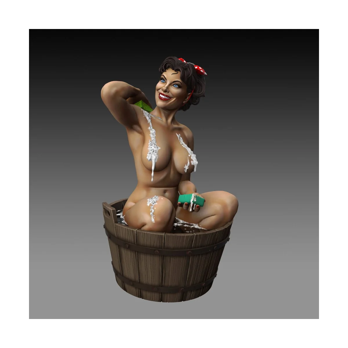 Girl taking a bath (75mm) - Royal Model RM880