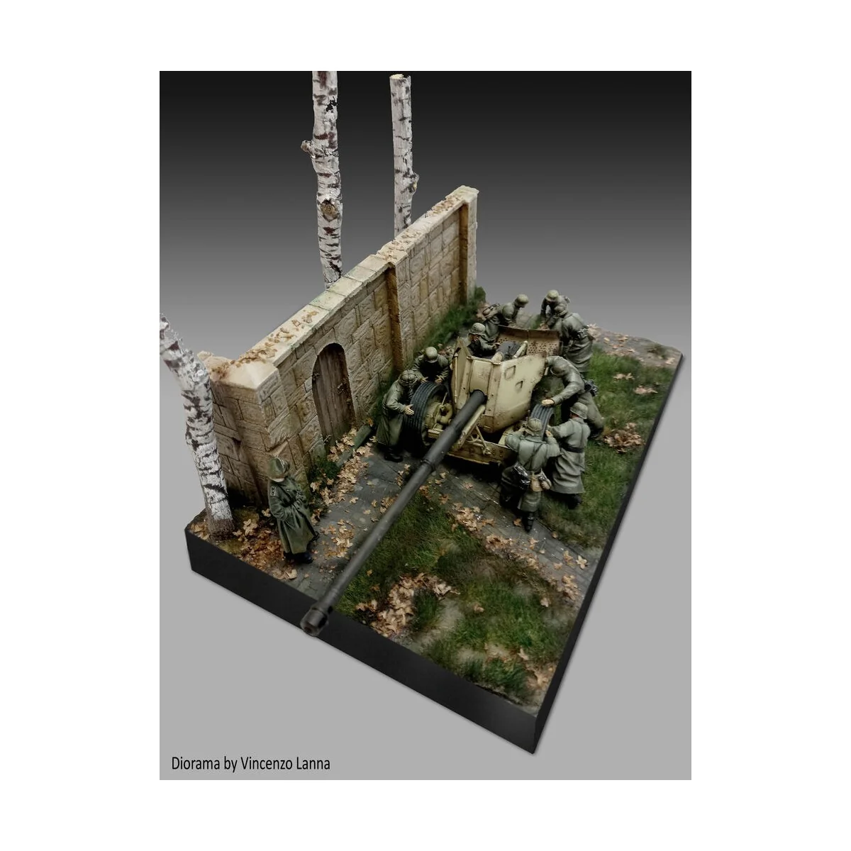 Wall section ruin, 1/35 - Royal Model RM883