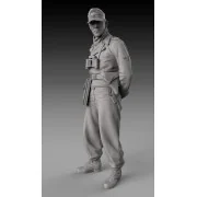 German tanker with arms backward - WWII, 1/72 - Royal Model RM895