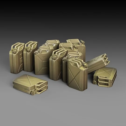 Italian jerrycans WWII, 1/35 - Royal Model RM899