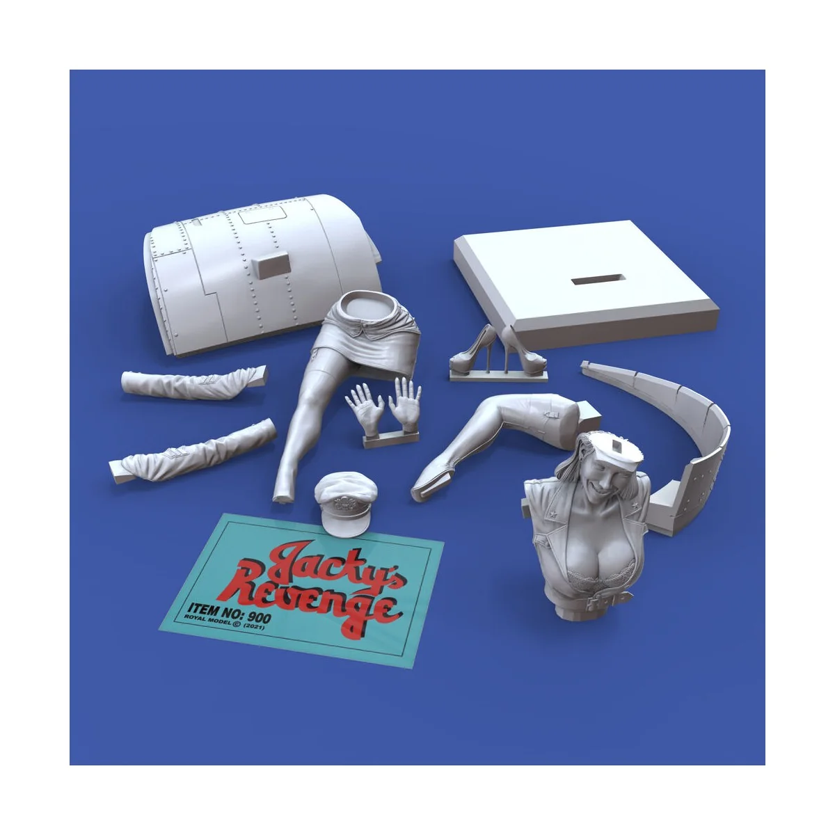 Pin Up Pilot (75mm) - Royal Model RM900