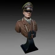 Erwin Rommel bust, 1/16 - Royal Model RM903