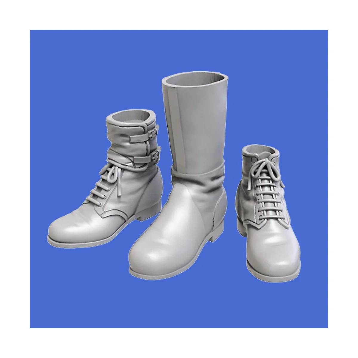 Assorted German soldiers shoes & boots-WWII - Royal Model RM911