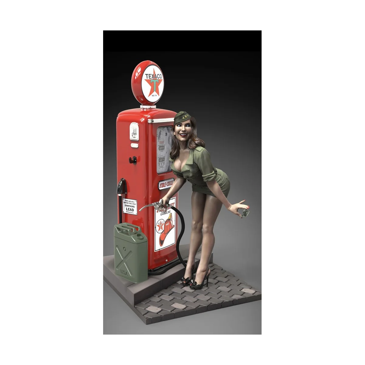 Pin-up at the gas pump (75mm) - Royal Model RM928