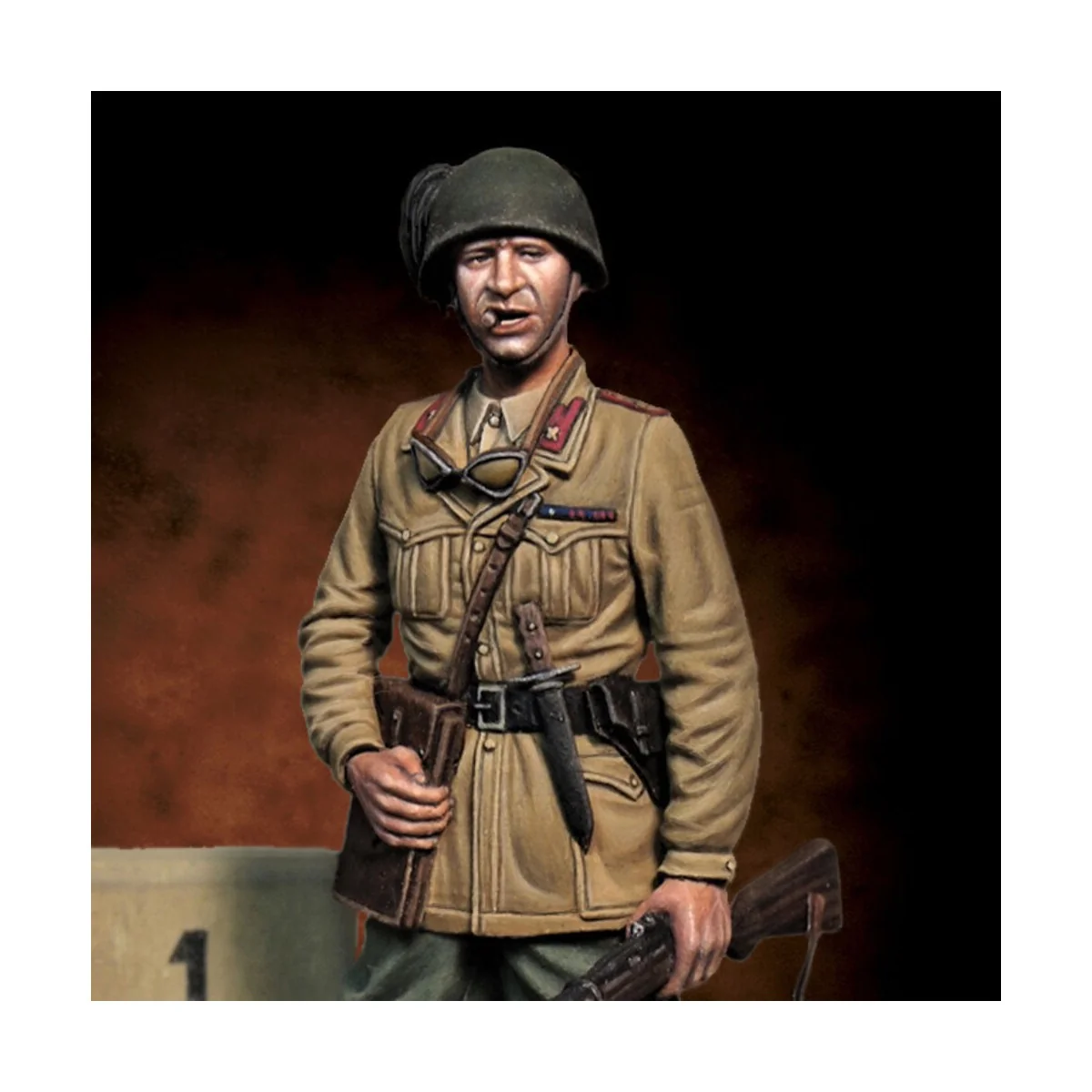 Ufficiale Bersaglieri - Tripoli 1941, 1/35 - Royal Model RM944