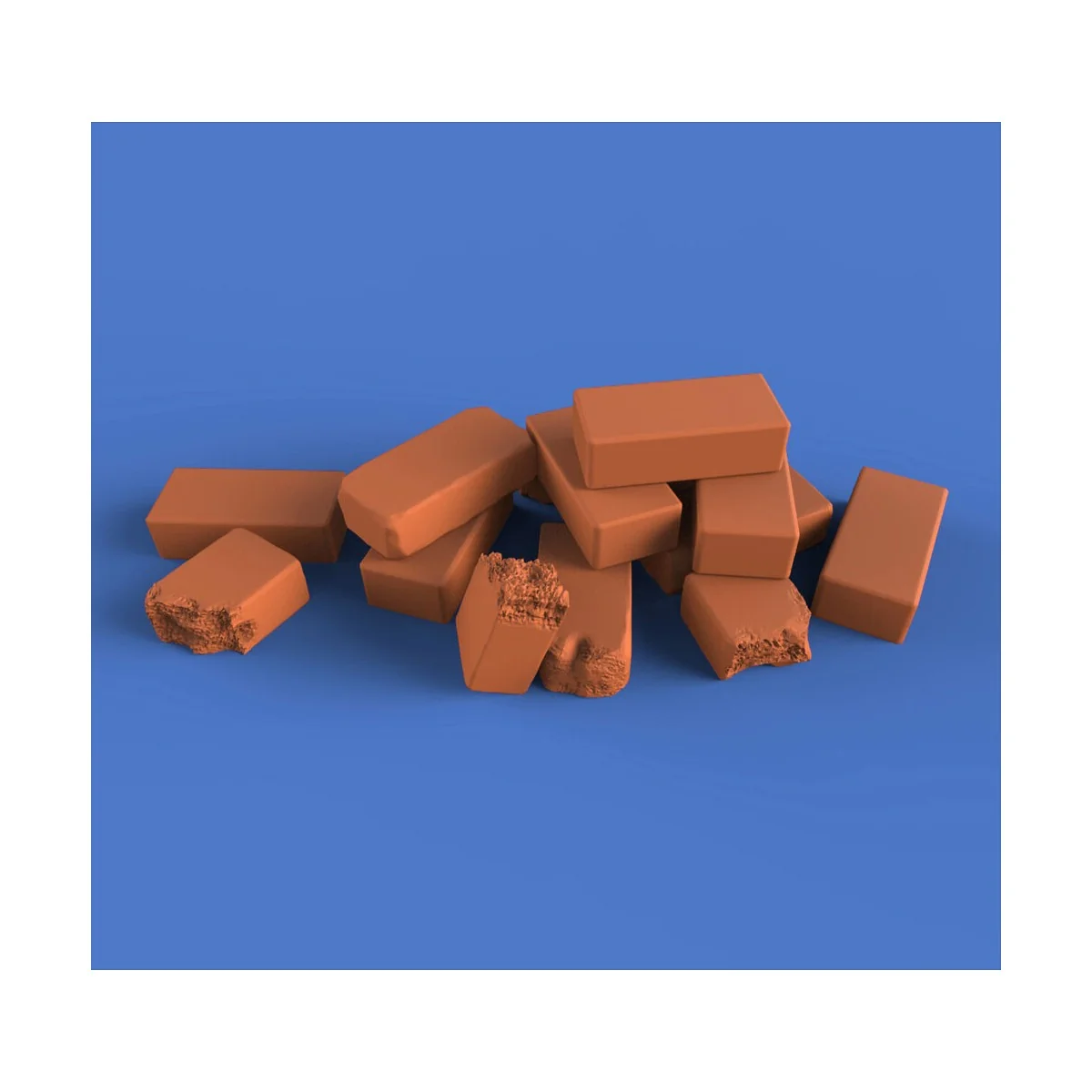 Fired Bricks - No. 1, 1/35 - Royal Model RM945