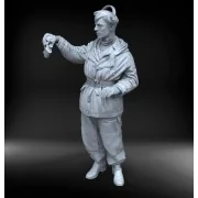 German tanker in winter dress with Tiger I Early cupola, 1/35 - Roy...