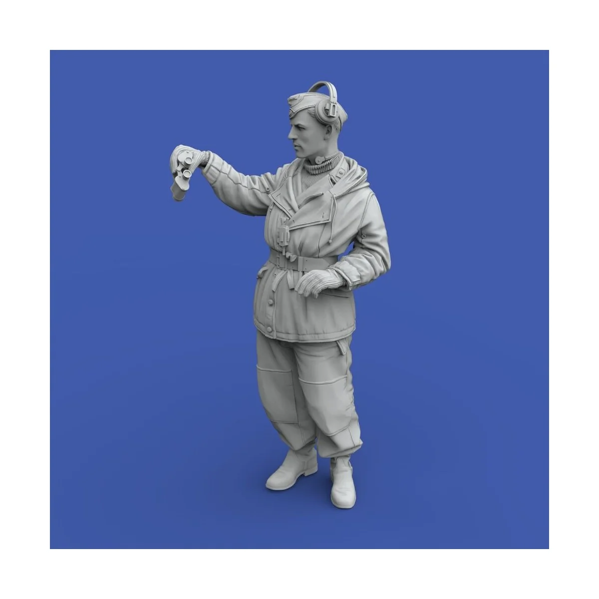 German tanker in winter dress with Tiger I Early cupola, 1/35 - Roy...