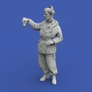 German tanker in winter dress with Tiger I Early cupola, 1/35 - Roy...