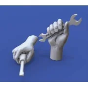 Assorted hands set No. 4, 1/16 - Royal Model RM965