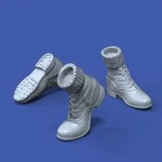 German DAK boots-assorted positions-WWII - Royal Model RM995