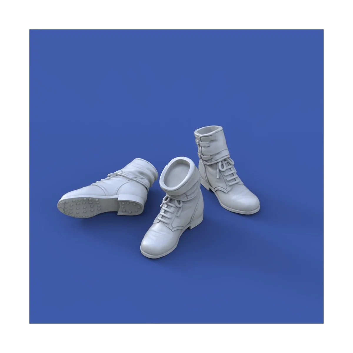 German infantry boots with gaiters-various positions-WWII (no.2) - ...