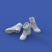 German infantry boots with gaiters-various positions-WWII (no.2) - ...