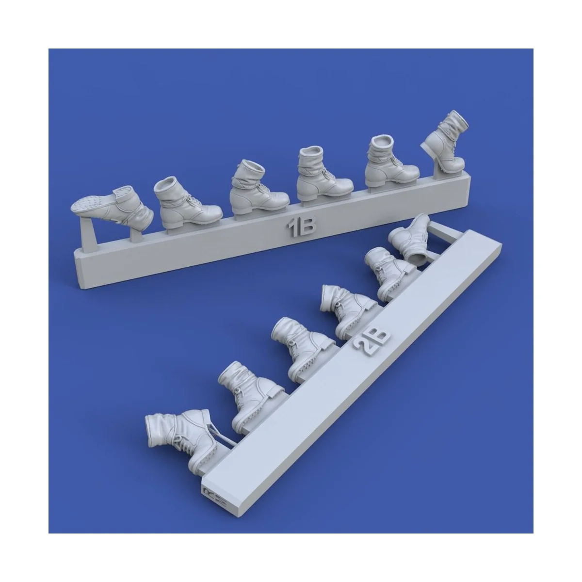 German infantry boots with gaiters-various positions-WWII (no.2) - ...