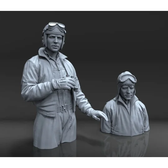 U.S. tank crew WWII - no. 1, 1/16 - Royal Model RM1002