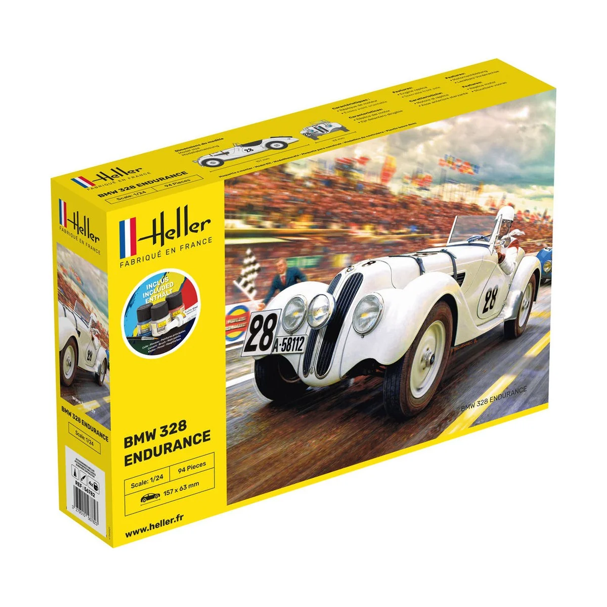 STARTER KIT 328 Endurance, 1/24 - Heller 56782