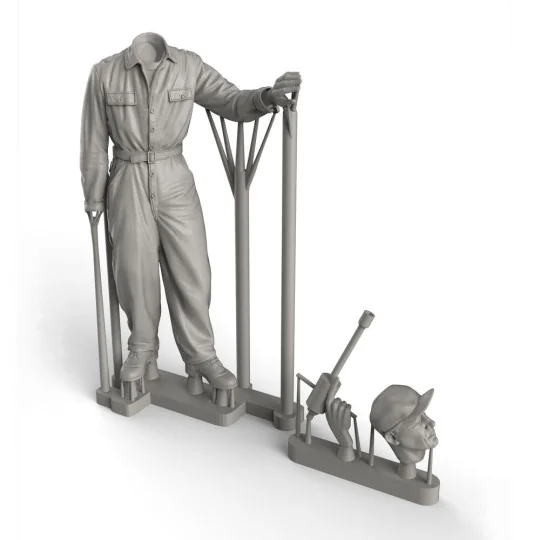 U.S. mechanic 3D printed, 1/35 - Royal Model RM1010