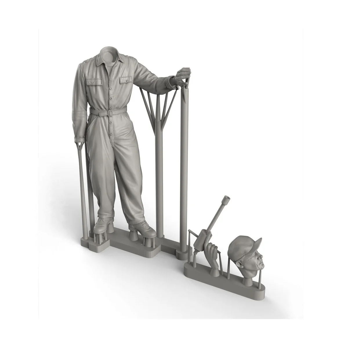 U.S. mechanic 3D printed, 1/35 - Royal Model RM1010