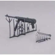 MP40 - 1 pcs. 'open stock' 3D printed, 1/16 - Royal Model RM1013