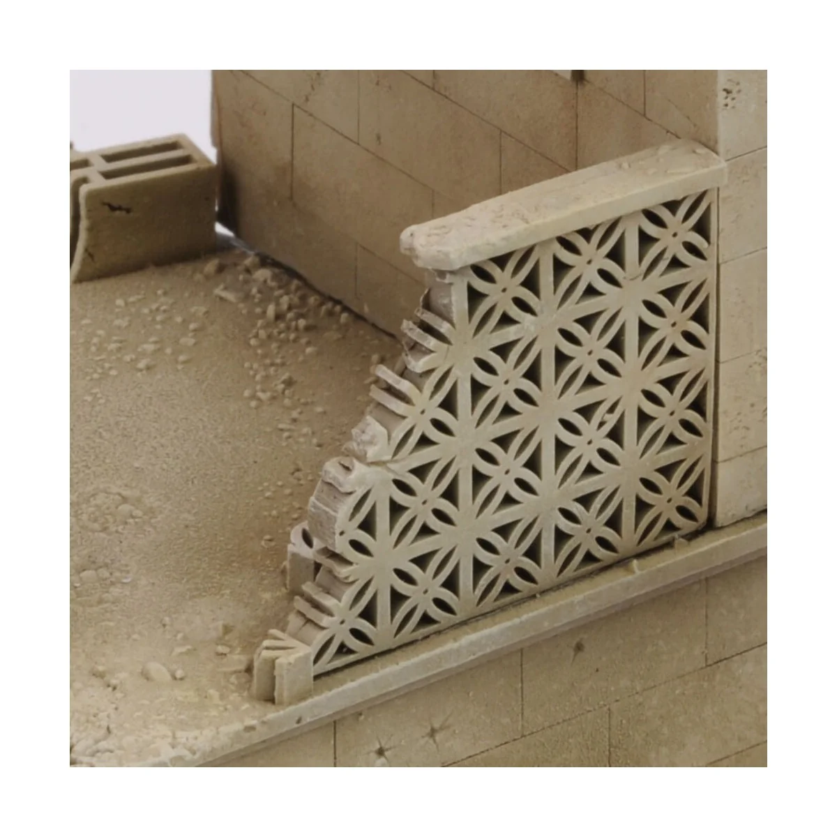 Railing for buildings Middle East 3D printed - Royal Model RM1014