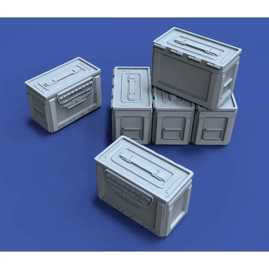 U.S. 50 Cal. Ammo Boxes, 1/16 - Royal Model RM1018
