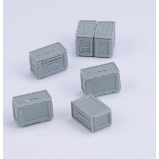 U.S. 50 Cal. Ammo Boxes, 1/16 - Royal Model RM1018