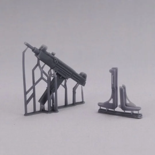 Uzi submachine gun-1 pcs. 3D printed, 1/16 - Royal Model RM1028