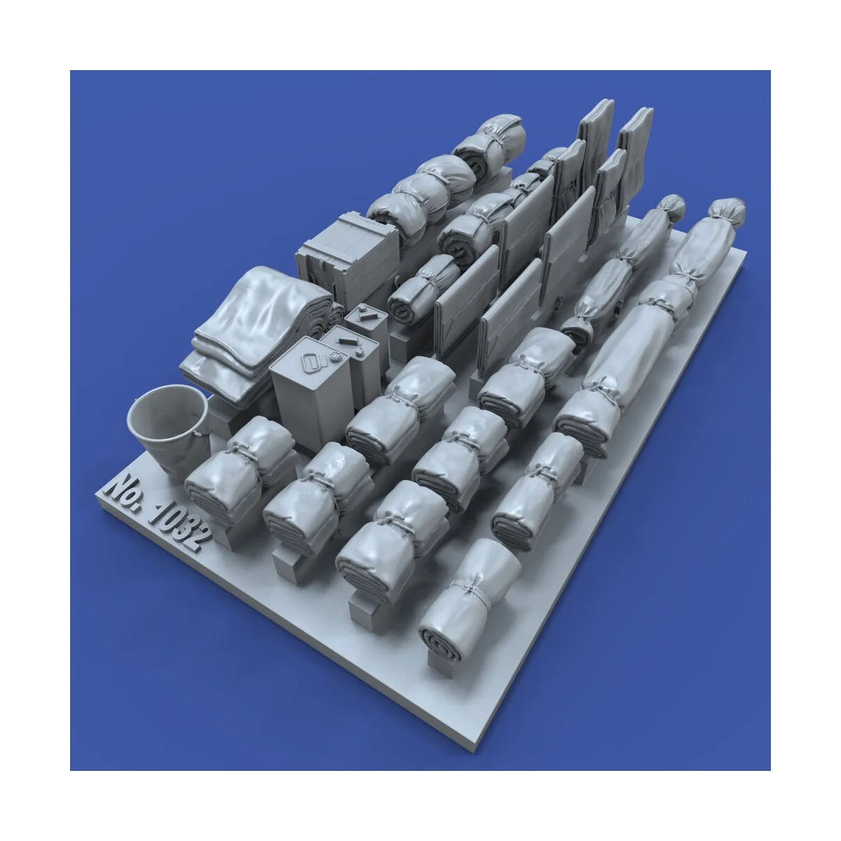 Tentpaks and bedrolls, 1/48 - Royal Model RM1032