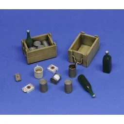 Crates, cans and bottles, 1/16 - Royal Model RM1037