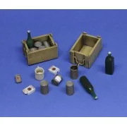 Crates, cans and bottles, 1/16 - Royal Model RM1037