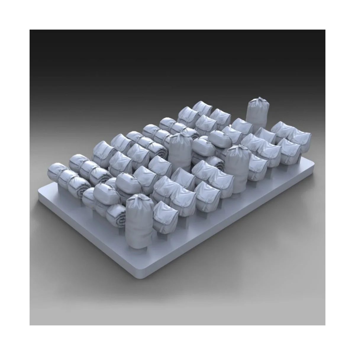 U.S. assorted bags set - WWII, 1/72 - Royal Model RM1054