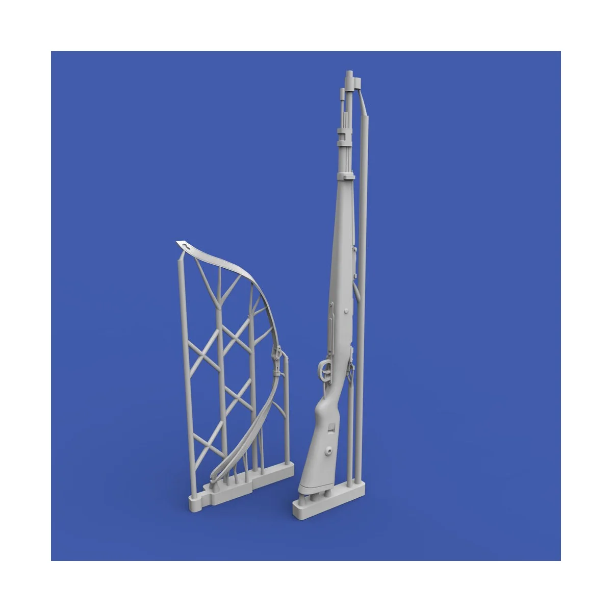 Mauser K98 rifle 3D printed - Royal Model RM1079