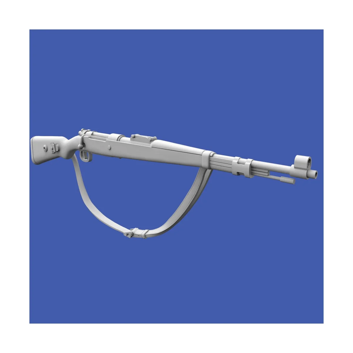 Mauser K98 rifle 3D printed, 1/16 - Royal Model RM1079